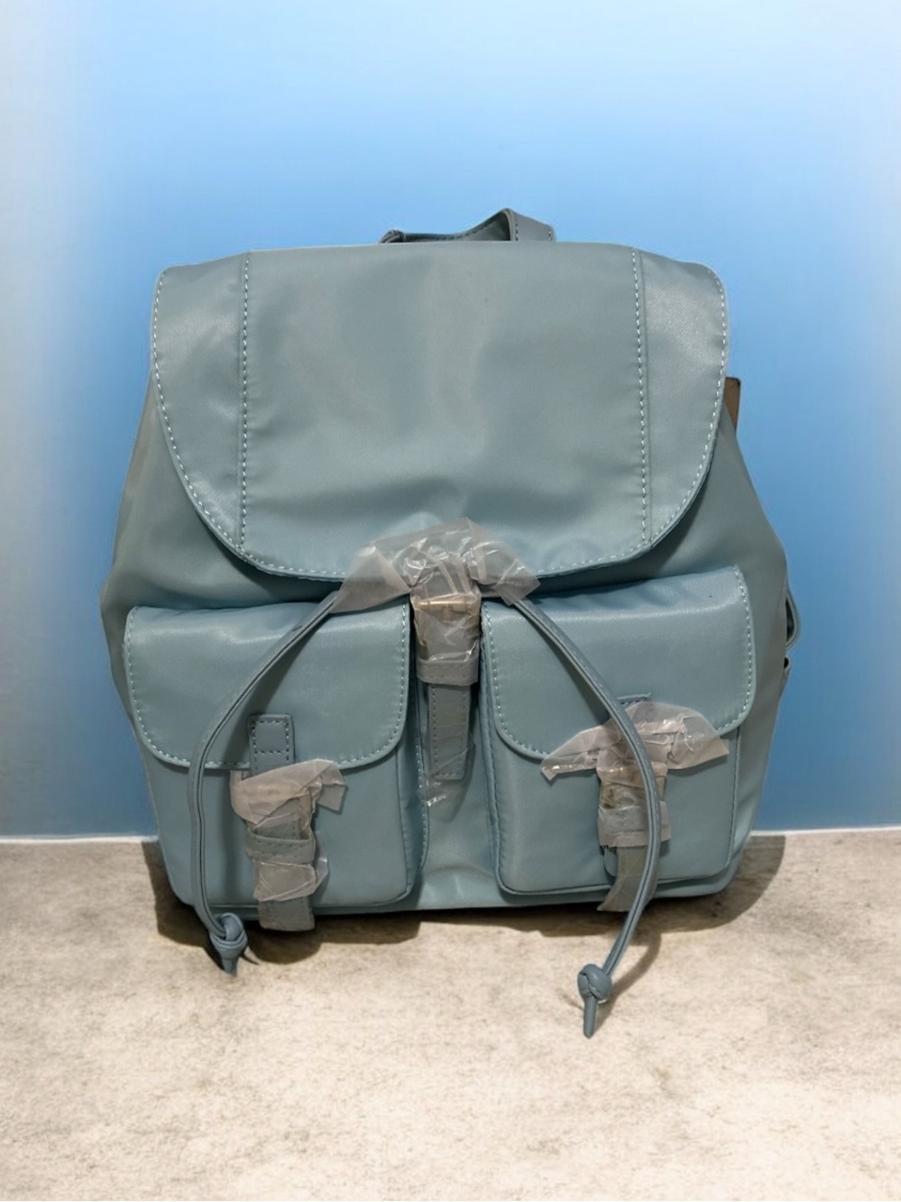 Blue Convertible Backpack - Picture 2 of 5